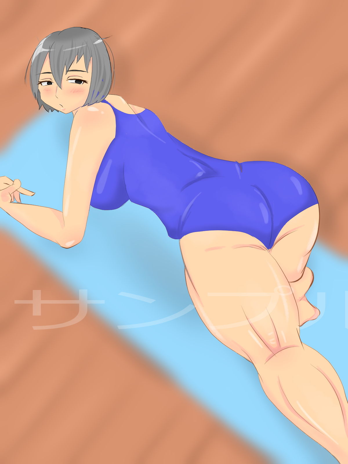 サンプル画像6:イラスト集 競泳水着(DTbrothers) [d_206695]