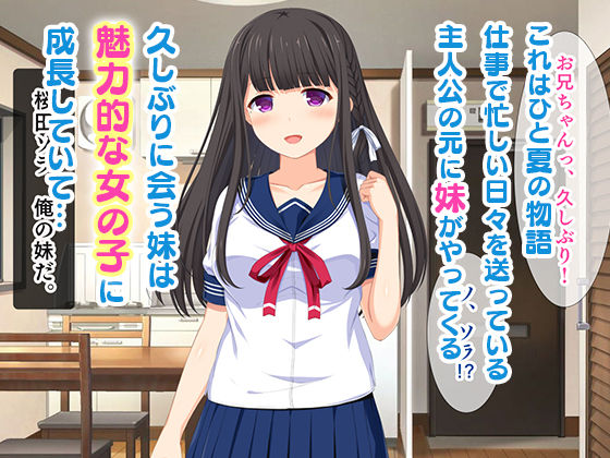 サンプル画像1:「お兄ちゃん…もっとエッチしよ？」処女の妹とラブラブ近親相姦、中出しハメまくりの夏休み性活(スタジオ山ロマン) [d_206727]