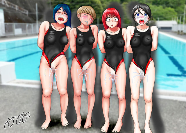 サンプル画像1:競泳水着集団凌●・穢されたメドレーリレー(カツオ私設ギャラリー) [d_206870]