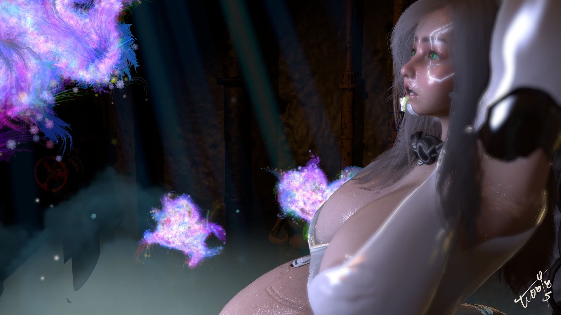 サンプル画像2:ボテ腹爆乳sakura〜拘束にて〜(Tgirls) [d_208650]