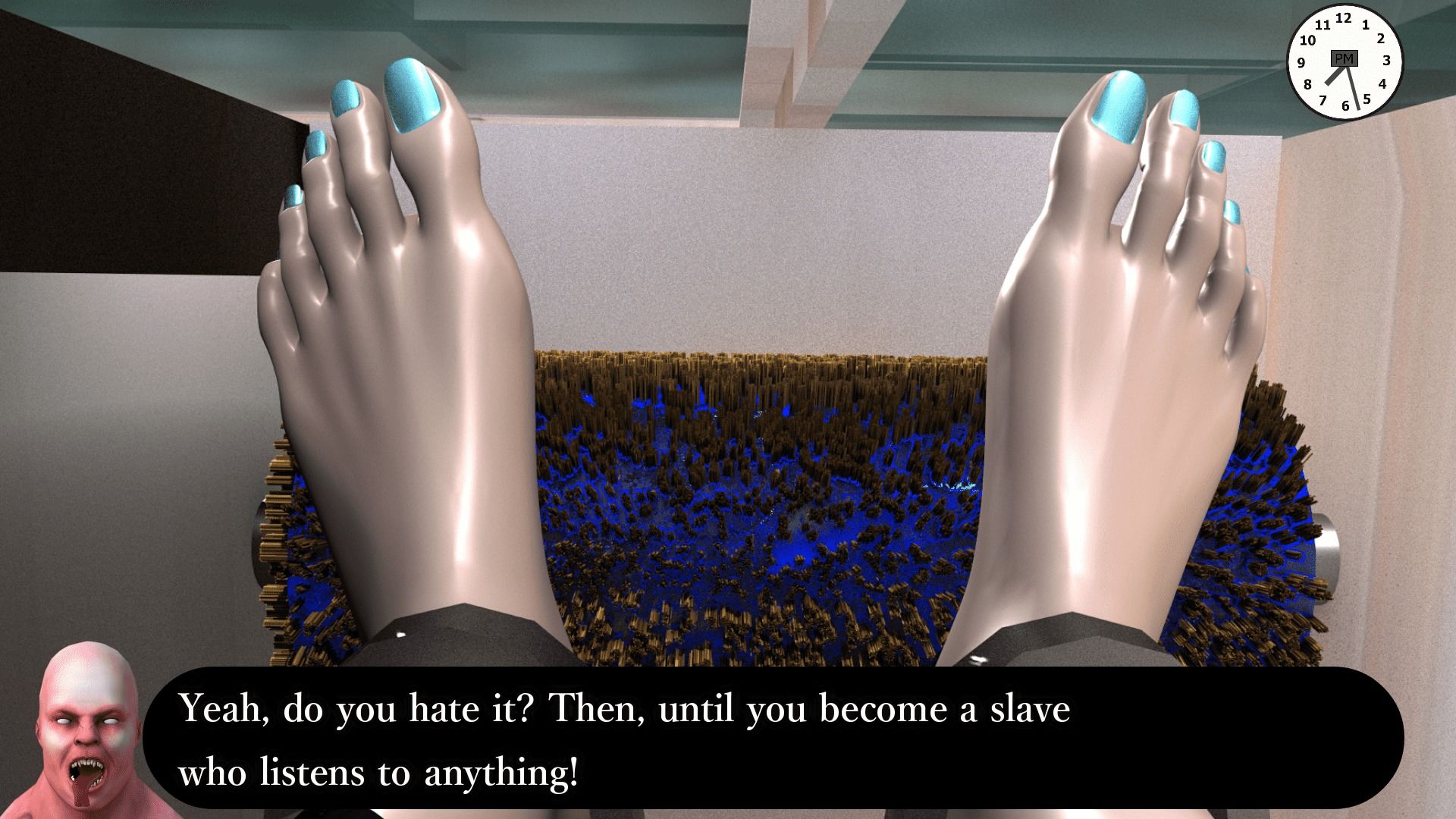 サンプル画像4:足フェチ異常者に捕まった女 （監禁1日目） A woman caught by an abnormal foot fetish （1st day of confinement）一个被异常恋足癖抓住的女人 （ 坐月子的第一天）(SFL) [d_209003]