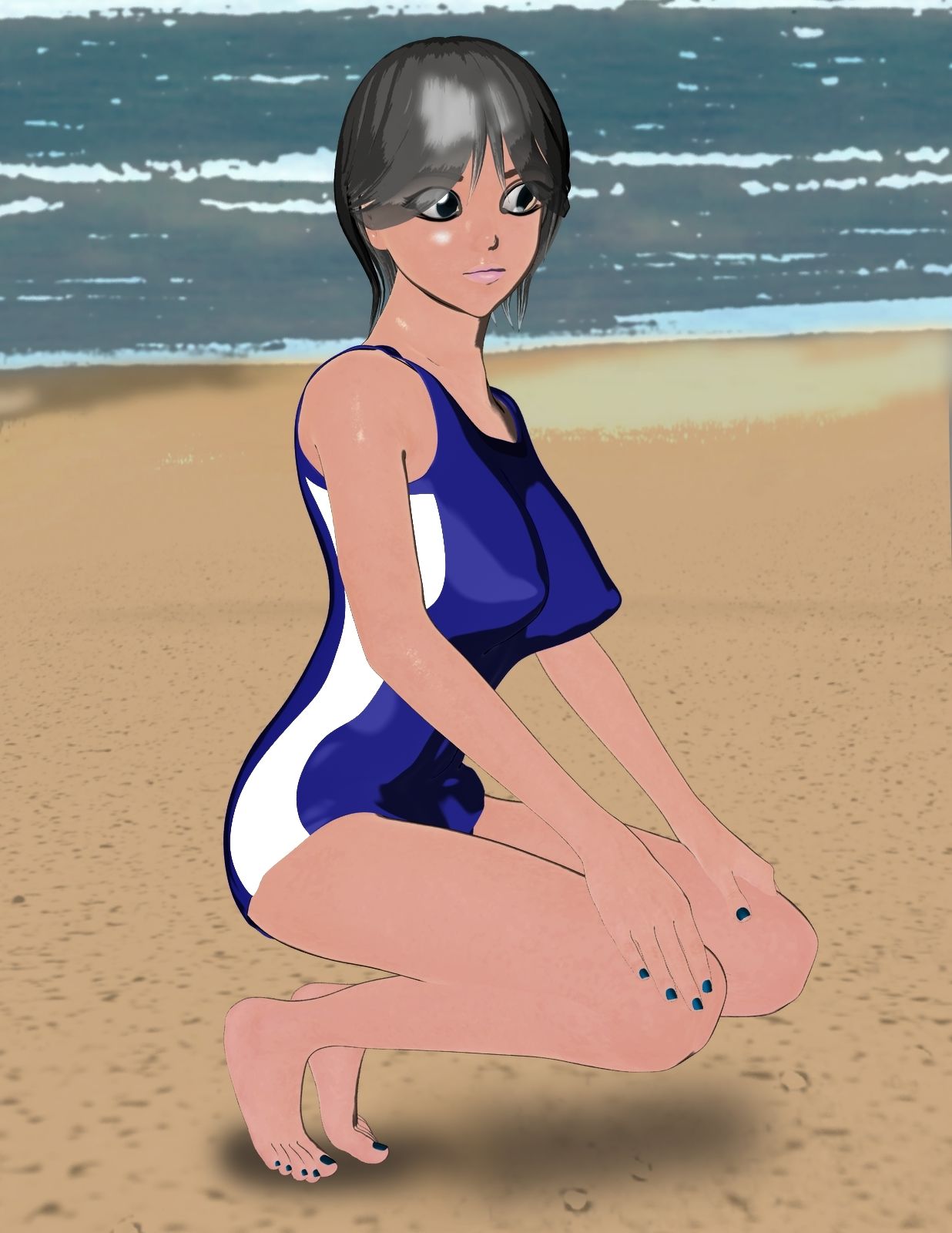 サンプル画像1:スク水CG集(ハガバラッド  アフェート) [d_209197]