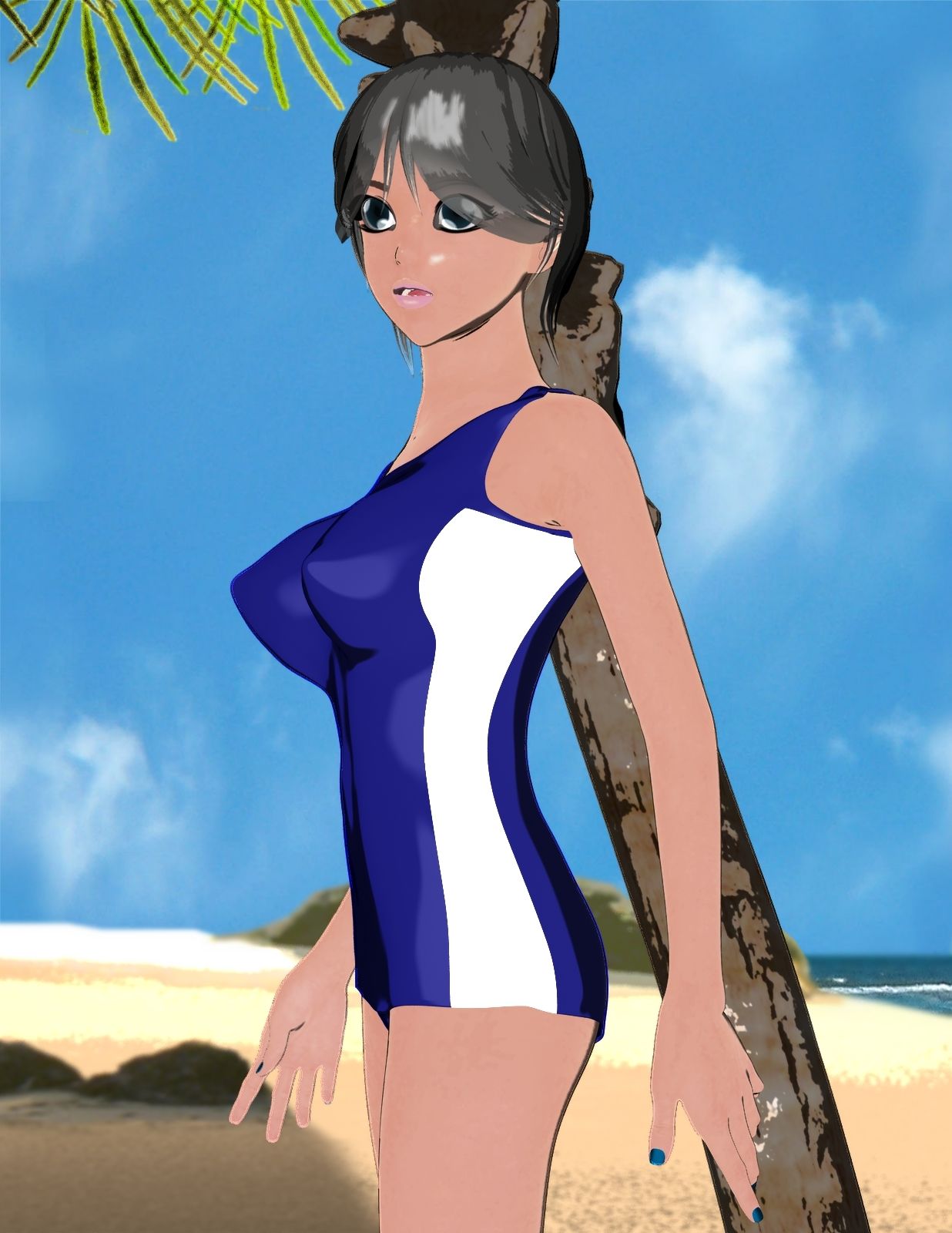 サンプル画像2:スク水CG集(ハガバラッド  アフェート) [d_209197]