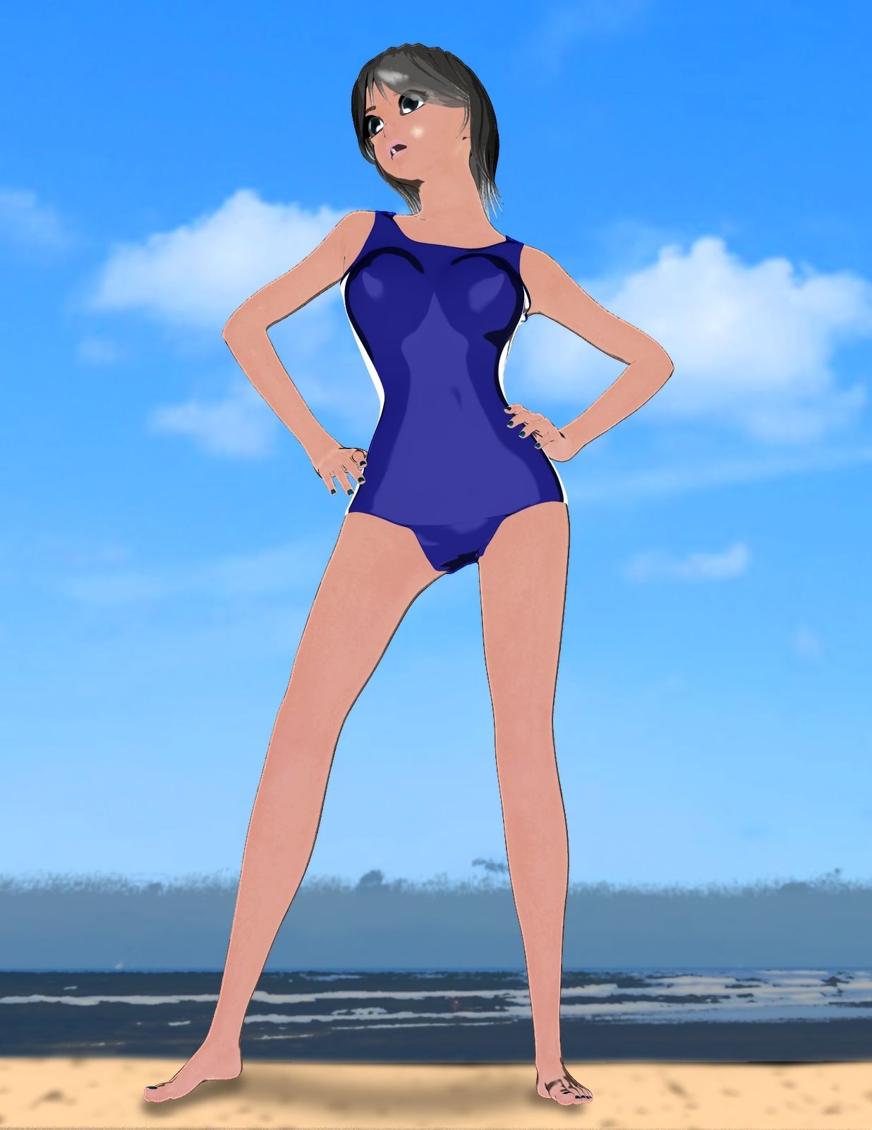 サンプル画像4:スク水CG集(ハガバラッド  アフェート) [d_209197]