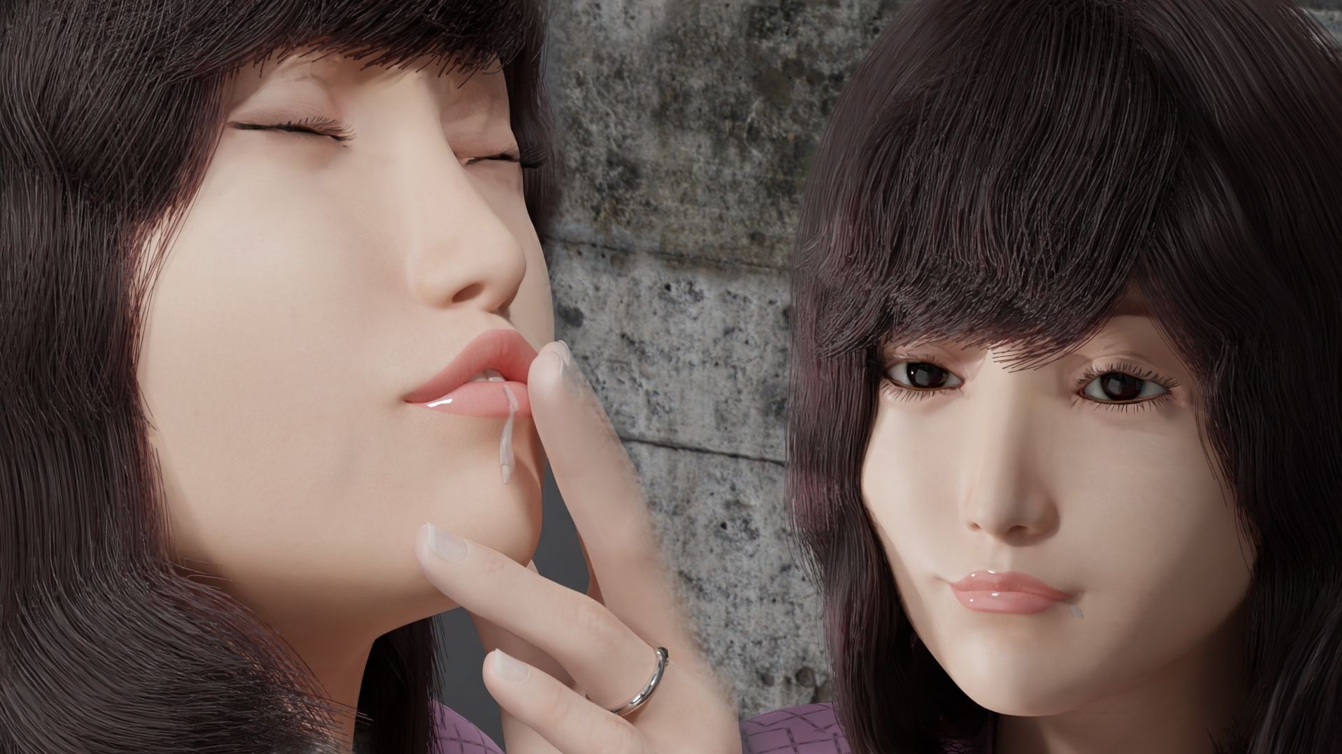 サンプル画像1:大好きな彼女に実はエロい双子のお姉ちゃんがいた件(岩之助工房) [d_209232]