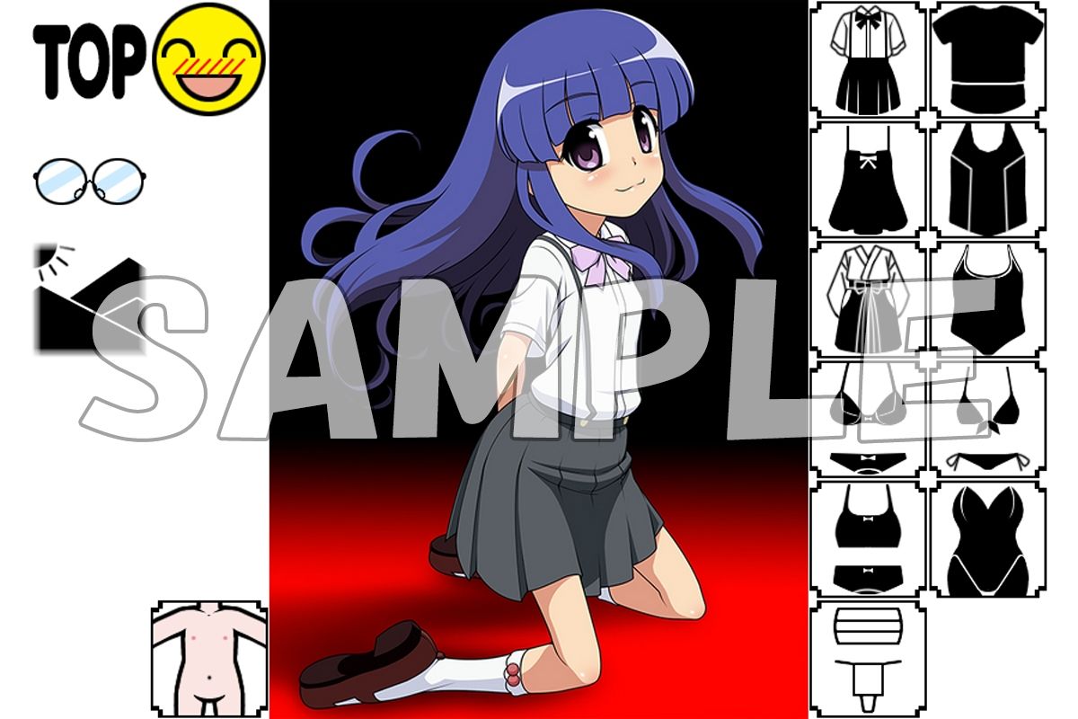 サンプル画像1:着せ替えおしっこ人形 -昭和死戻永劫回帰巫女編-(牡丹桜) [d_209239]