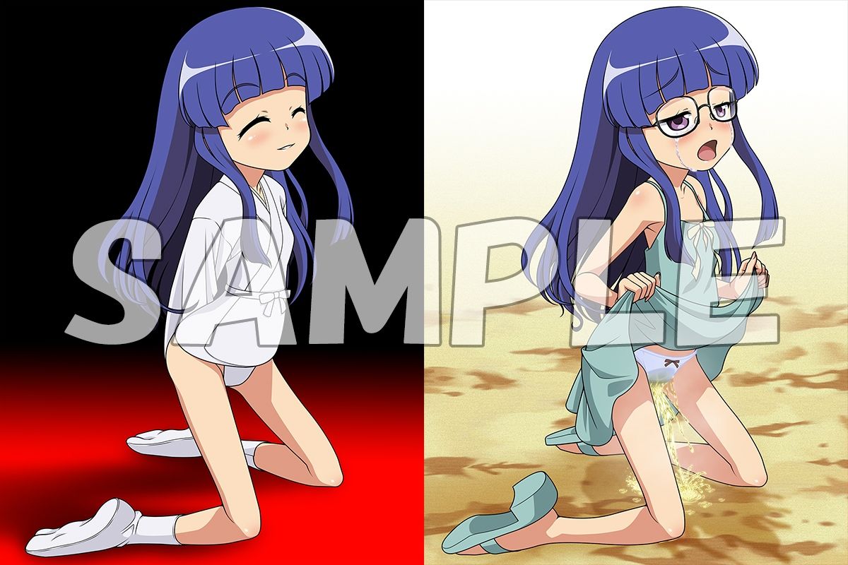 サンプル画像3:着せ替えおしっこ人形 -昭和死戻永劫回帰巫女編-(牡丹桜) [d_209239]