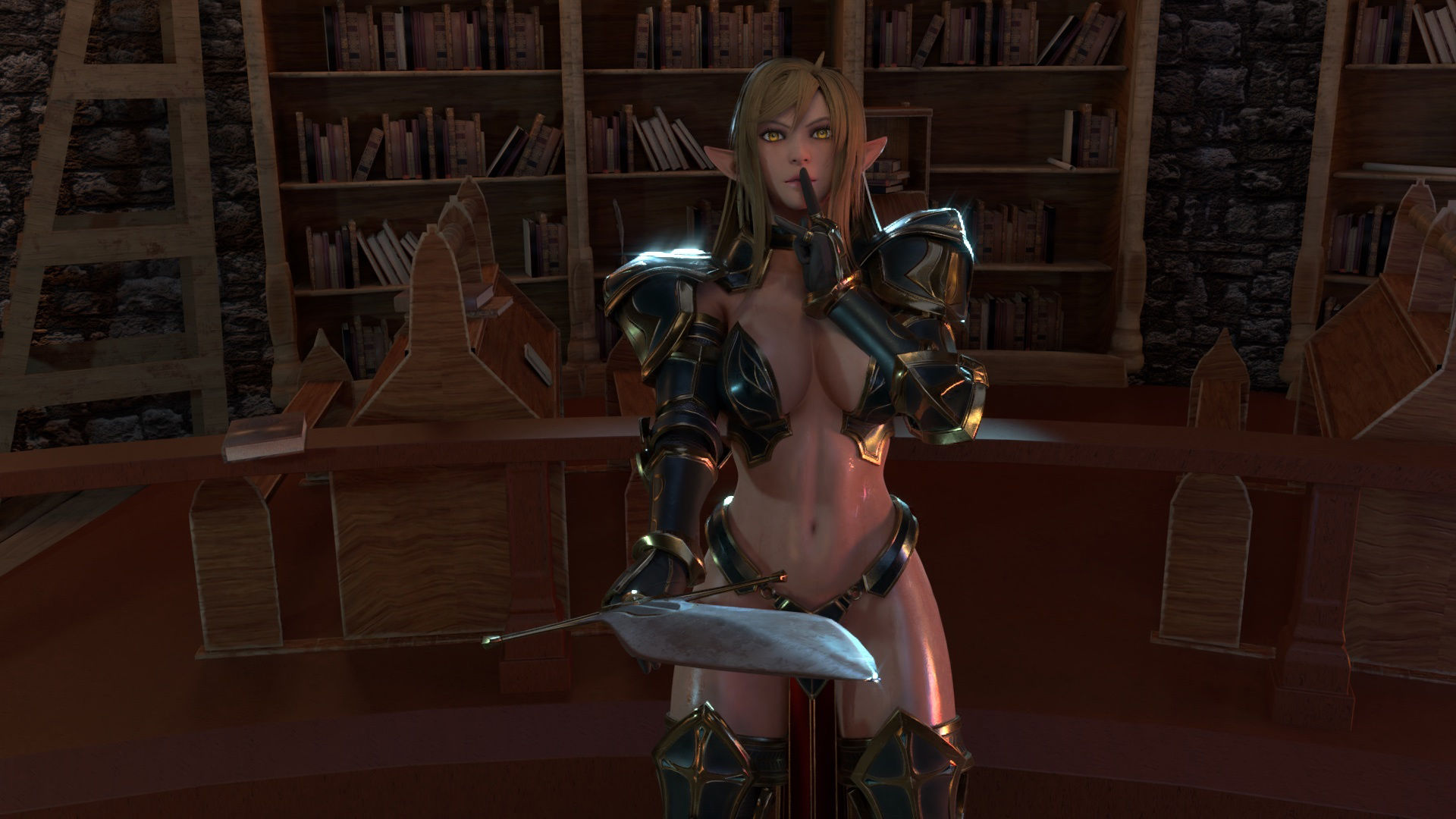 サンプル画像5:勇者とエルフ VR(HentaiVR) [d_209925]