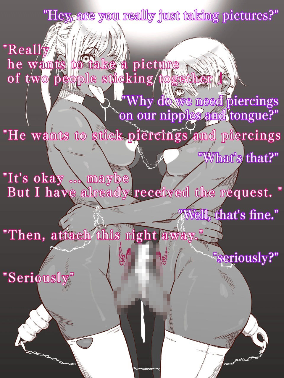 サンプル画像5:好きなシチュの男の娘を描いてみたモノクローム(文土水口) [d_209958]