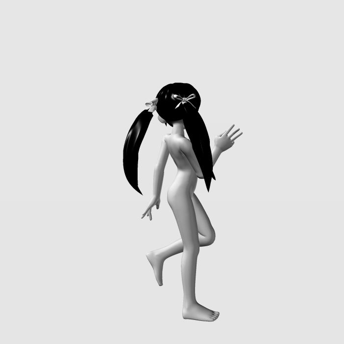 サンプル画像4:360°PAUSE CATALOG ANIME MODEL Tracing practice Part2(あいうえ男) [d_210451]