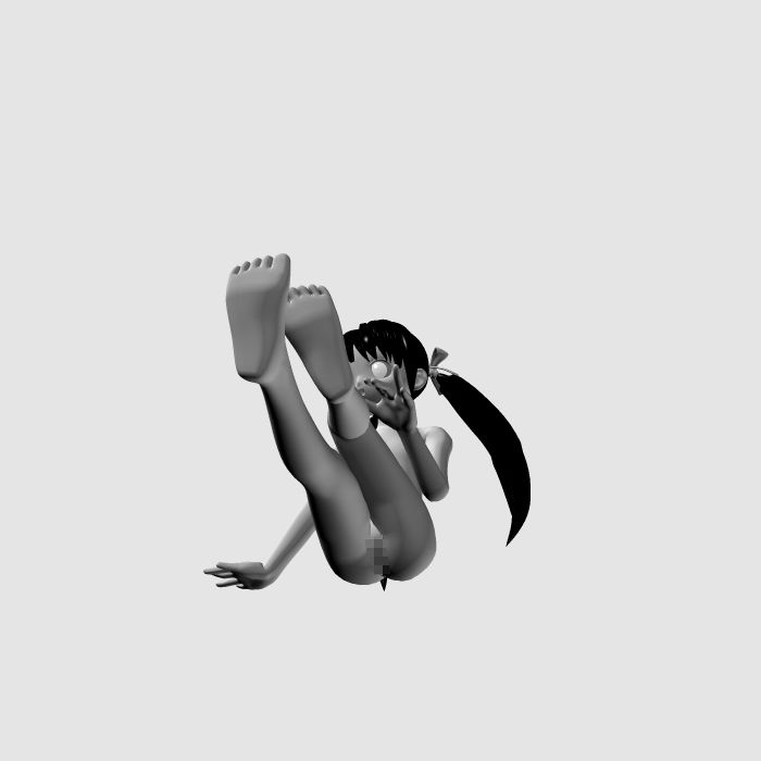 サンプル画像6:360°PAUSE CATALOG ANIME MODEL Tracing practice Part2(あいうえ男) [d_210451]