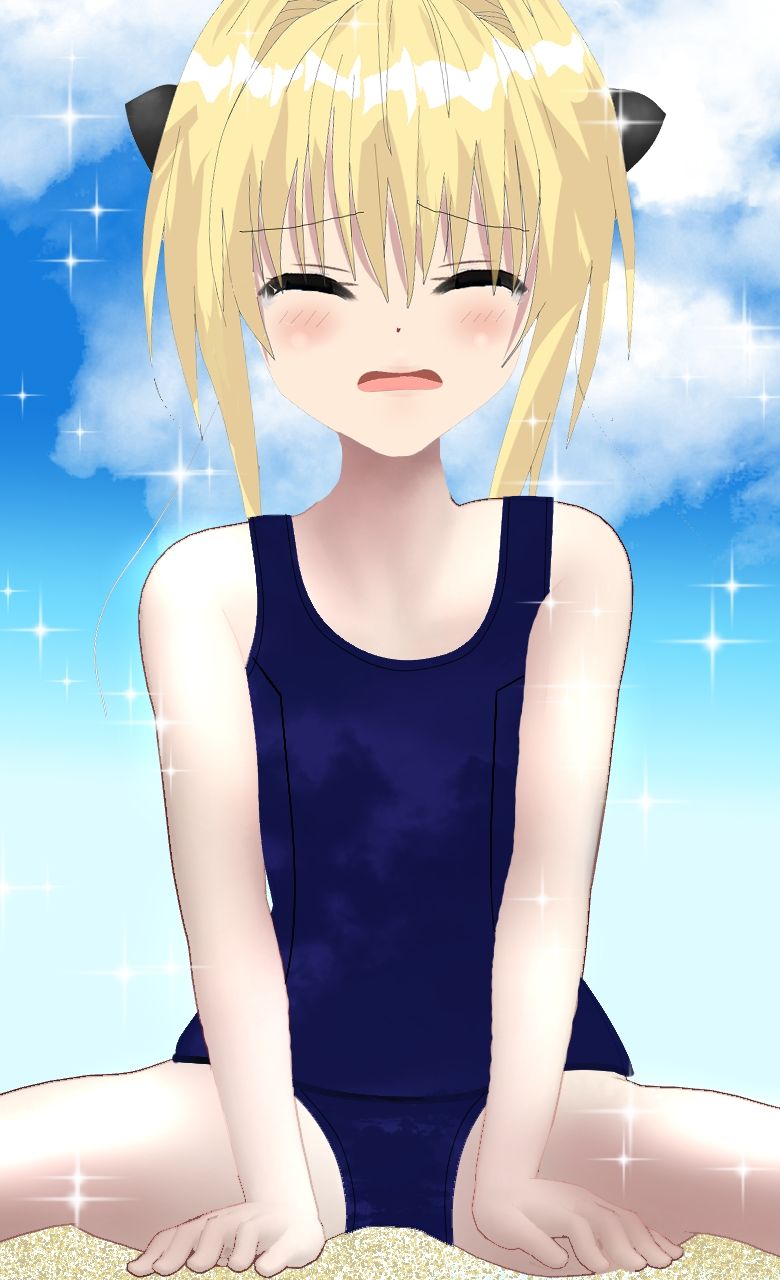 サンプル画像2:ヤ〇ちゃん風少女とビーチで青姦 CG集(柊木犀) [d_210917]