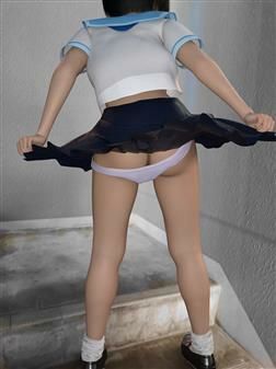 サンプル画像2:いたずら団地 さやかちゃん編(Tacroscript) [d_211407]