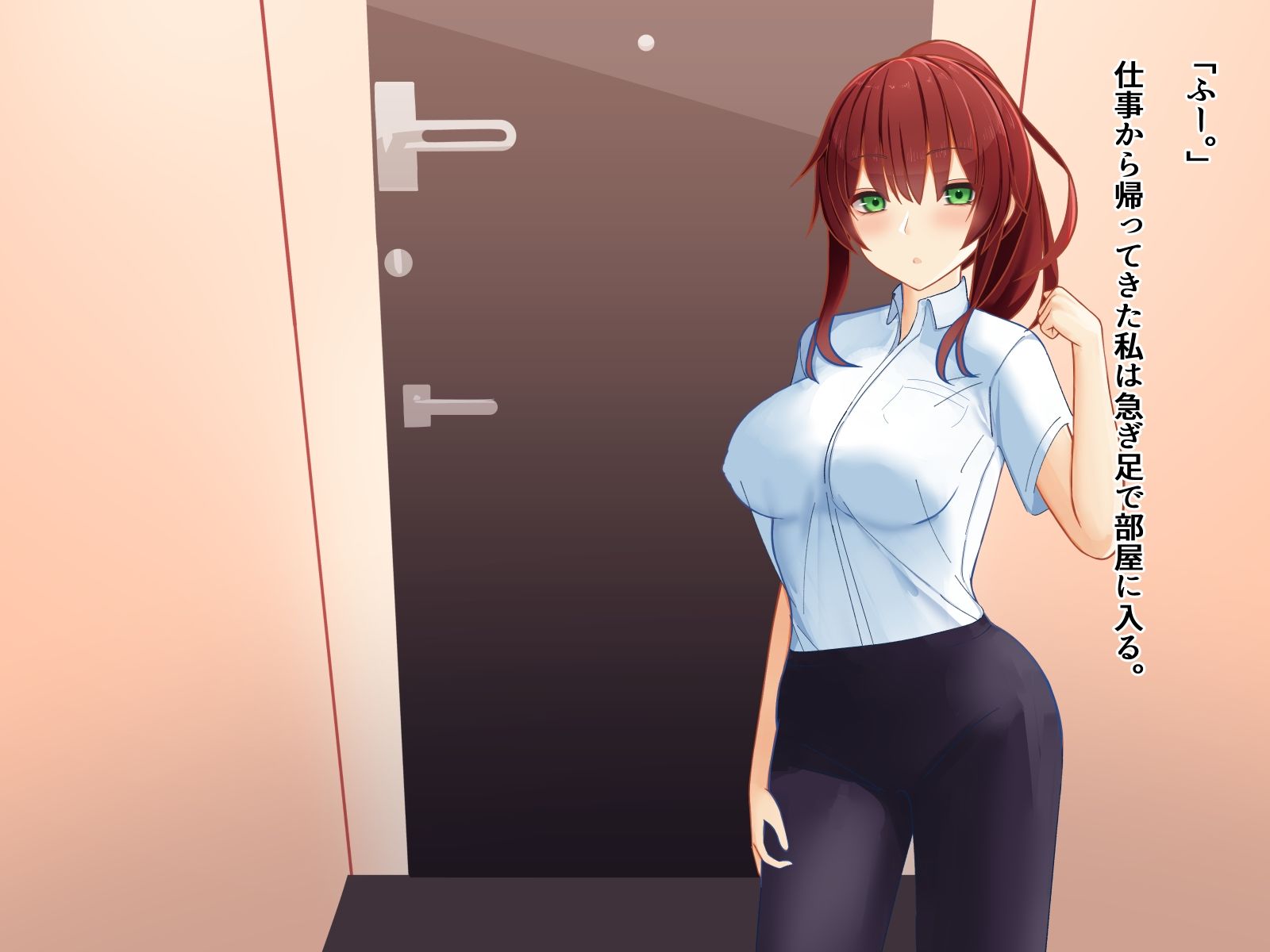 サンプル画像5:裏垢で自撮りしてたら変態J○が家凸してきた(カーネルタイガー) [d_212265]