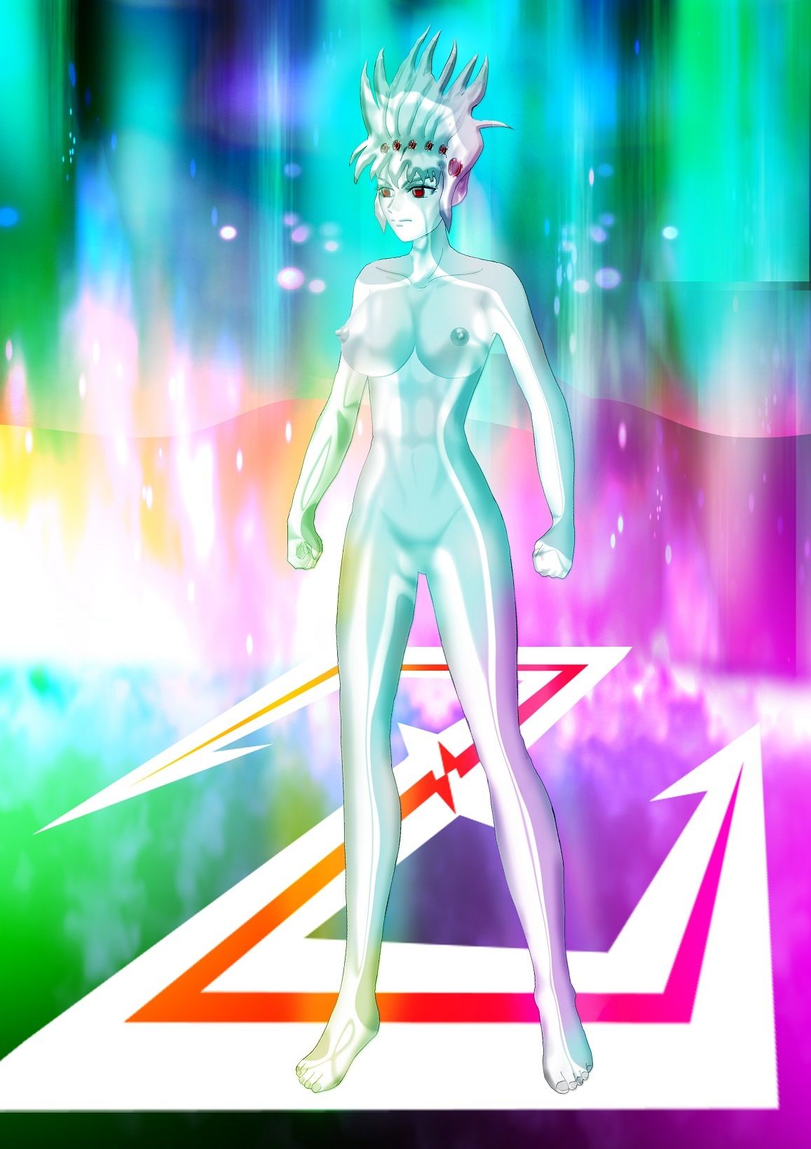 サンプル画像1:超！戦隊ロボガール！！スリャー！！！(カッターブックス) [d_212433]