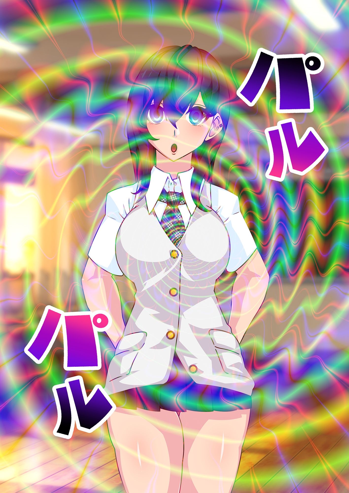 サンプル画像3:自作の最強洗脳アプリで女の子達を僕専用肉人形にするお話(眼帯クリティカル) [d_212561]