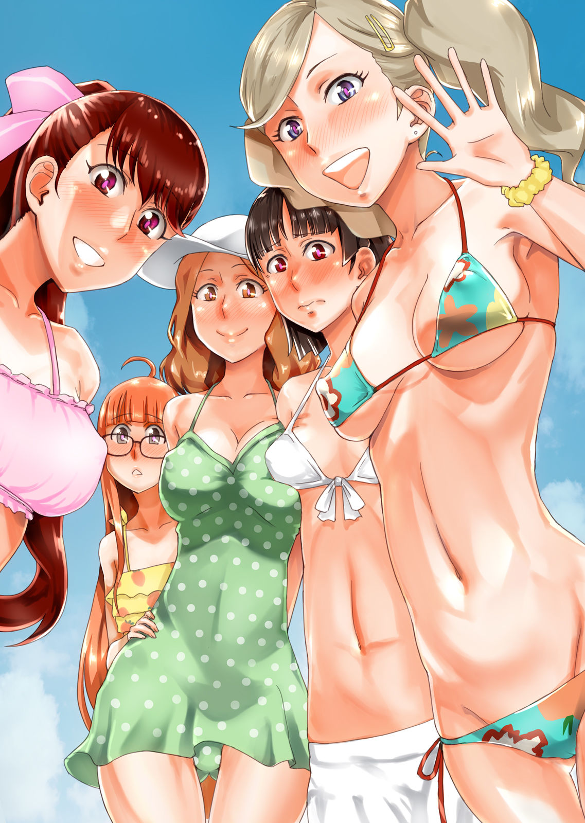 サンプル画像1:P5フルカラーイラスト本(トマト生足) [d_213112]