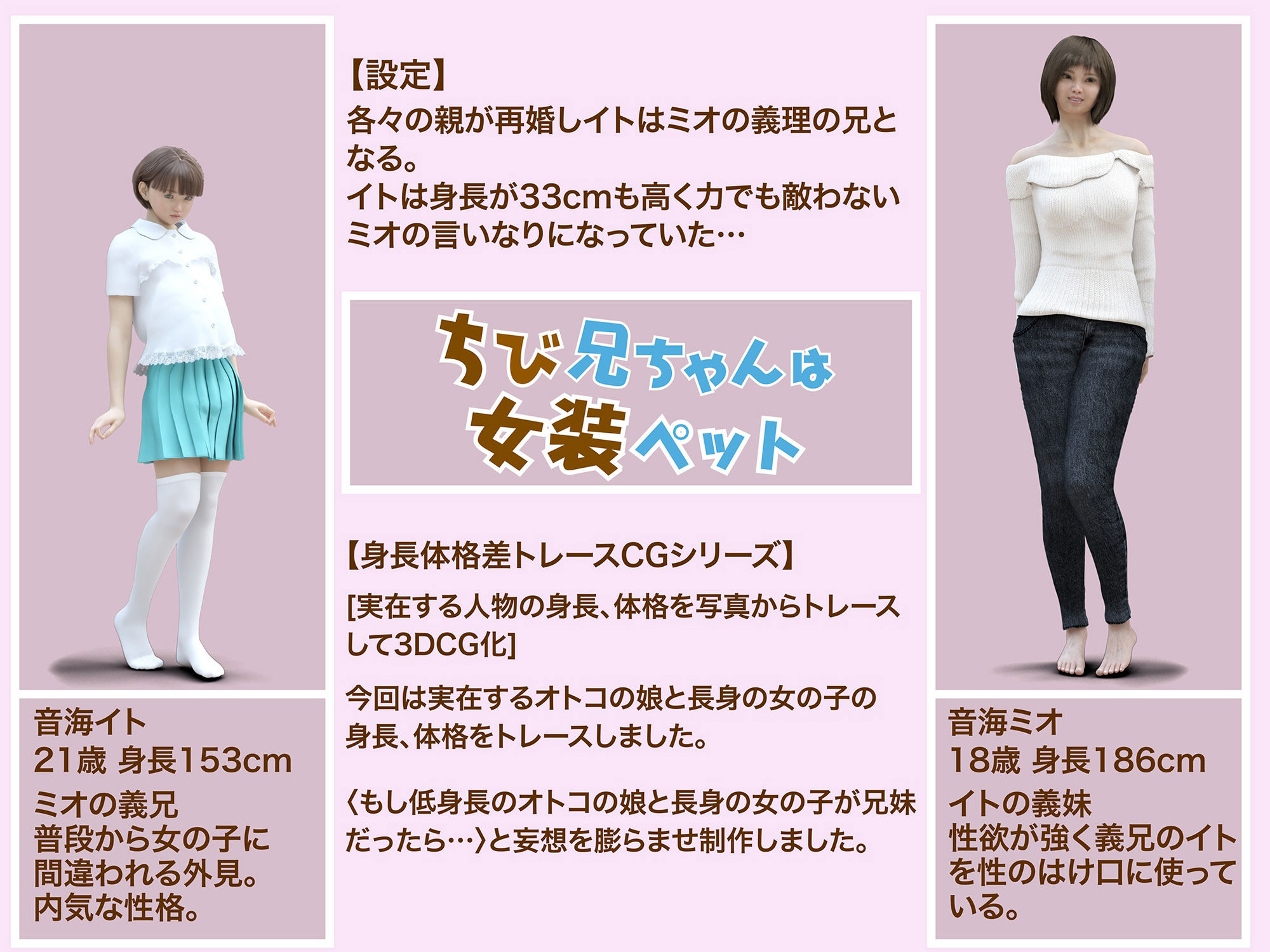 サンプル画像1:ちび兄ちゃんは女装ペット〜ウチのペニバンでまじビンビンなんですけど〜(ノコノスタジオ) [d_213833]