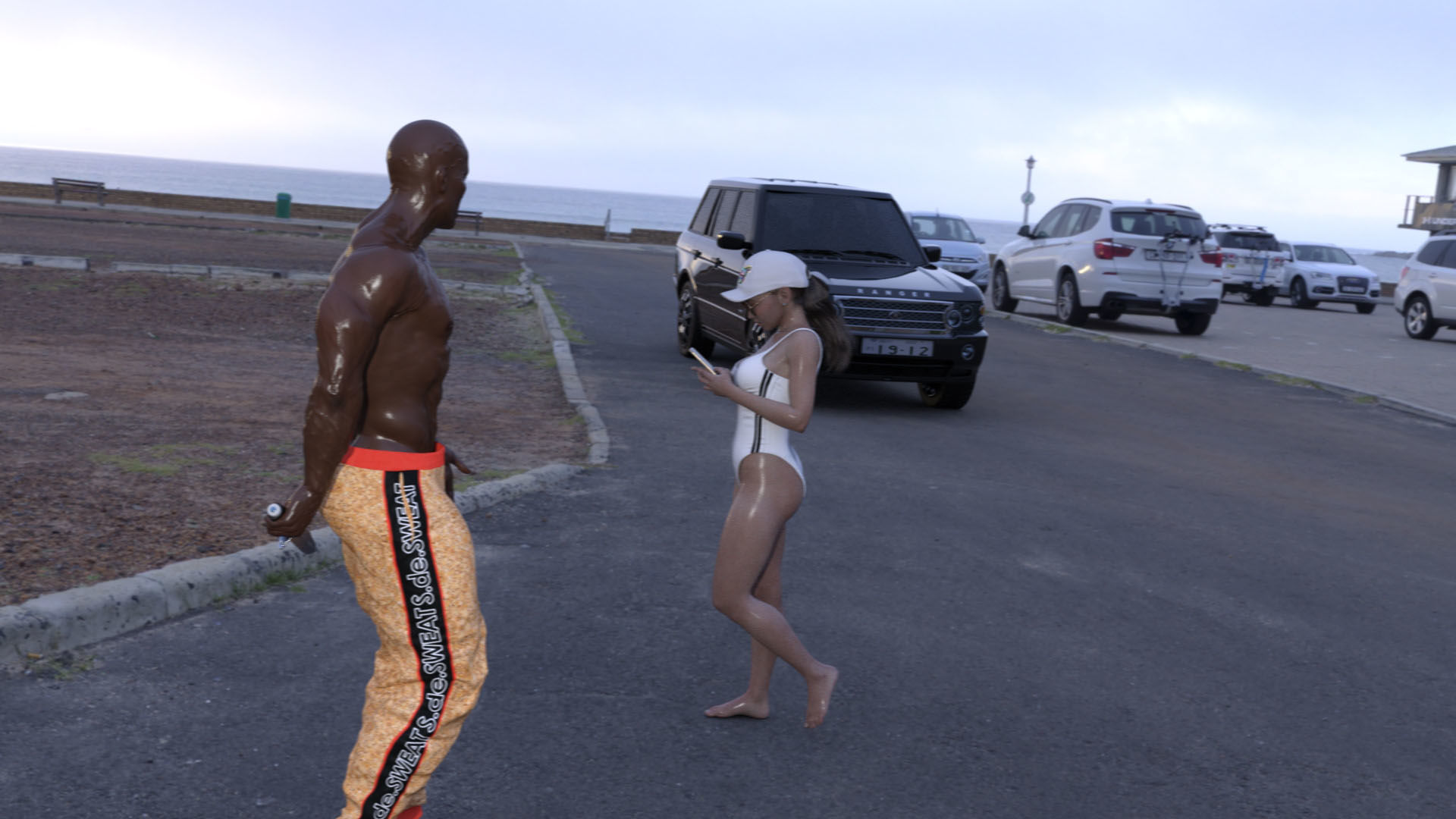 サンプル画像2:海水浴客歯科助手（25） 強●キメセク使い捨てオナホ化巨根黒人種付け暴力レ●プ(アクロバティックサラサラ) [d_214590]