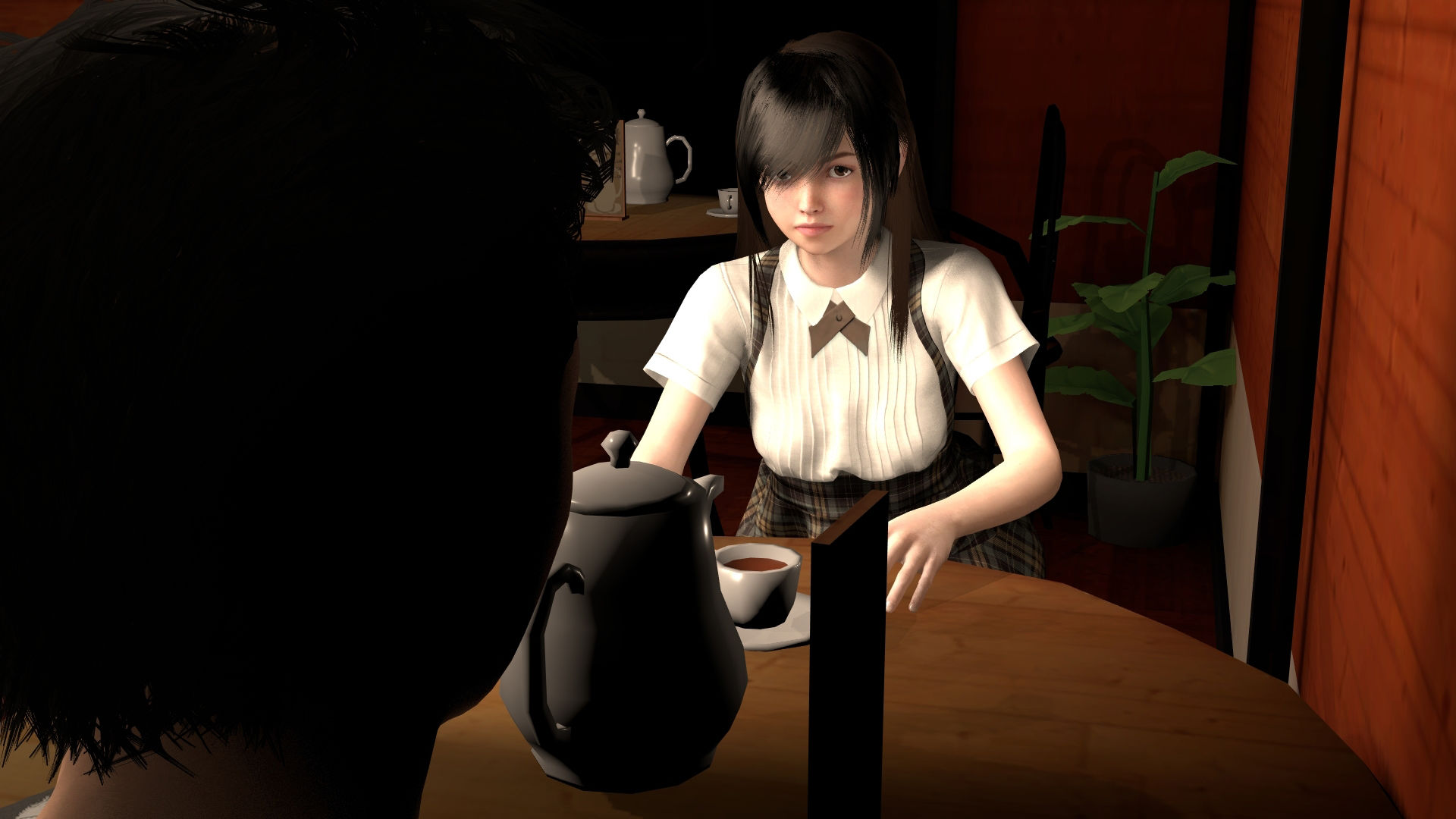 サンプル画像2:彼女の家で、お泊り初エッチ VR版(VR Dream) [d_214627]