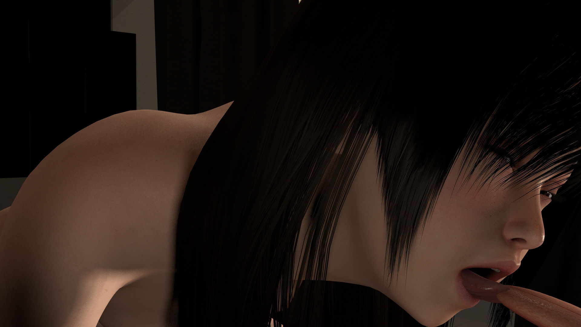 サンプル画像4:彼女の家で、お泊り初エッチ VR版(VR Dream) [d_214627]