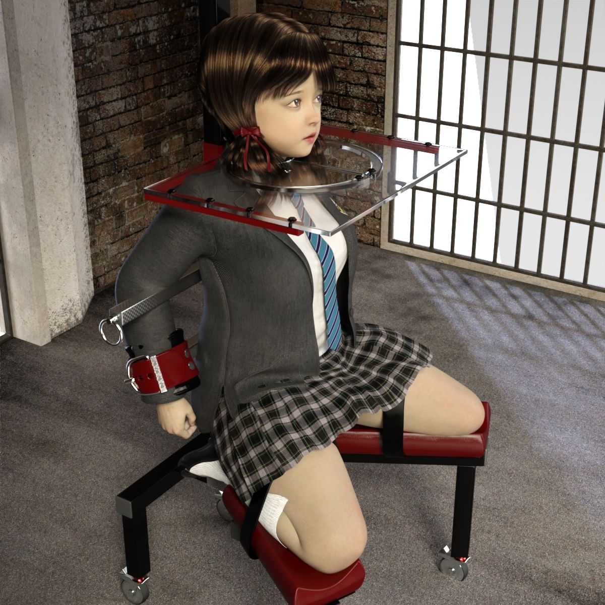 サンプル画像1:チエの浣腸椅子(キンク文庫) [d_215612]