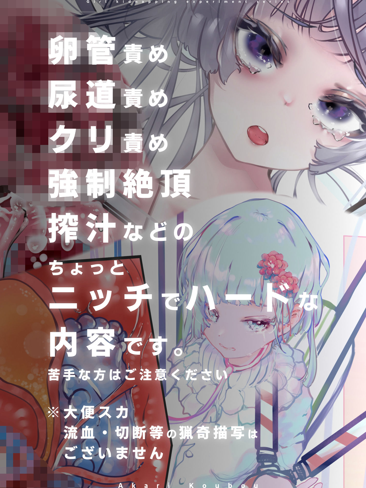 サンプル画像2:少女誘拐実験 volume 21.5・22・23・24・25 卵管＆尿道責め潮吹き絶頂実験 / マングリ拘束クリ研磨 / 強●絶頂地獄(灯工房) [d_216082]