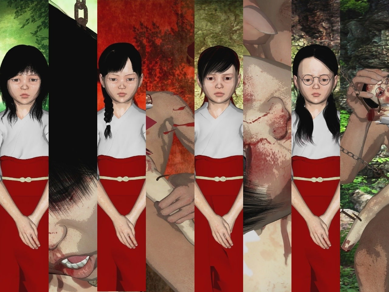 サンプル画像2:贄ノ巫女(vagrantsx) [d_216182]