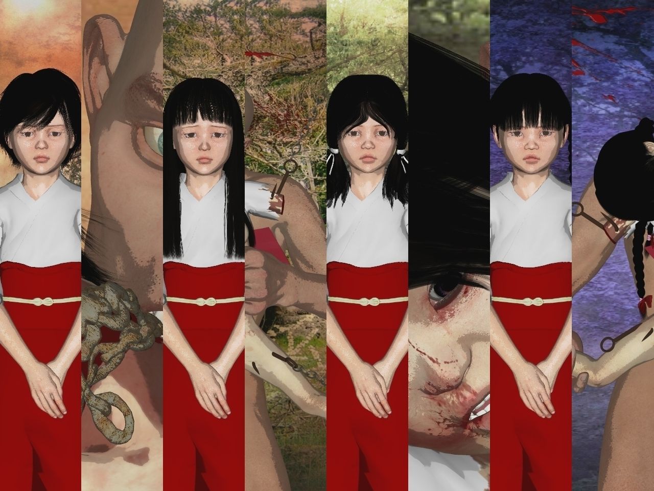 サンプル画像4:贄ノ巫女(vagrantsx) [d_216182]