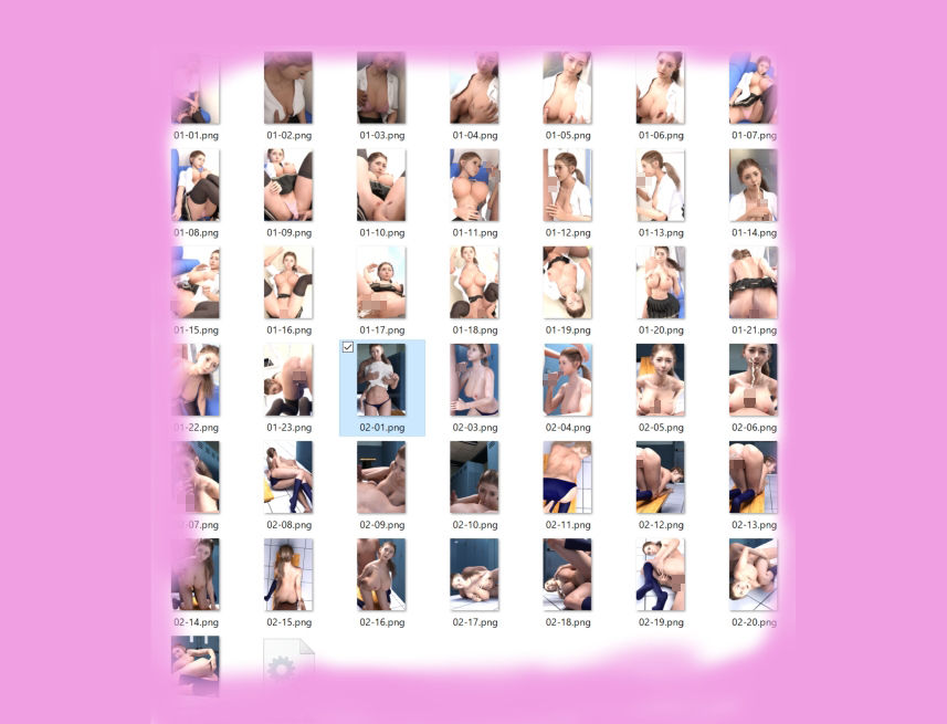 サンプル画像4:学園の秘めゴト 上野美咲(制服ランド) [d_216488]