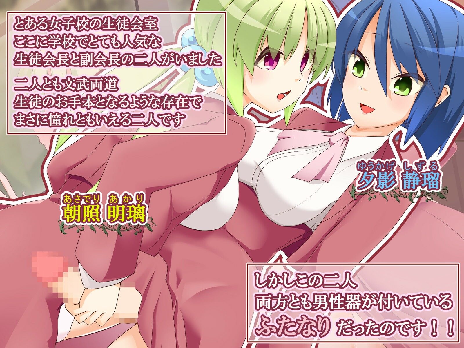 サンプル画像1:ふたなりお嬢様の秘め百合(むこころの雲) [d_216602]