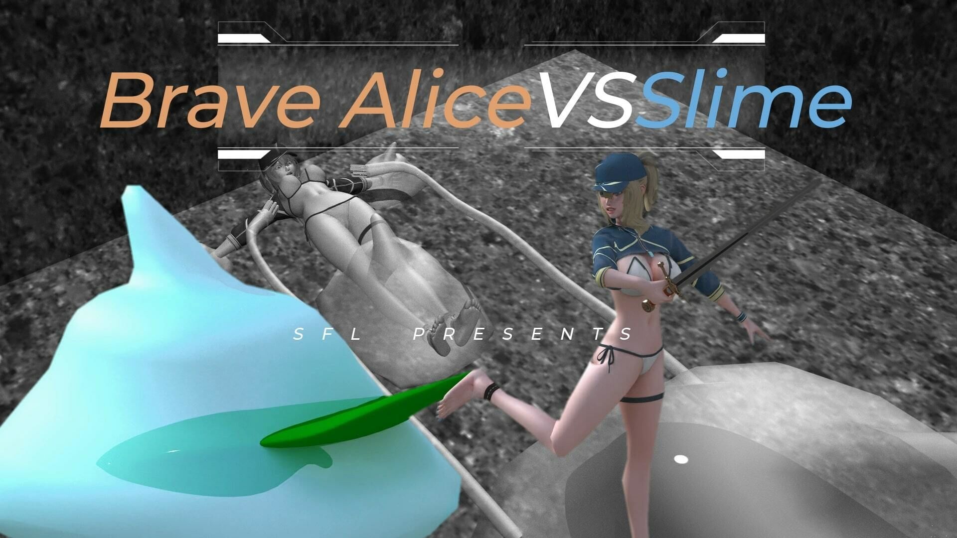 サンプル画像2:勇者アリスVSスライム Blave Alice VS Slime 英雄？？？ VS 史莱姆(SFL) [d_217120]