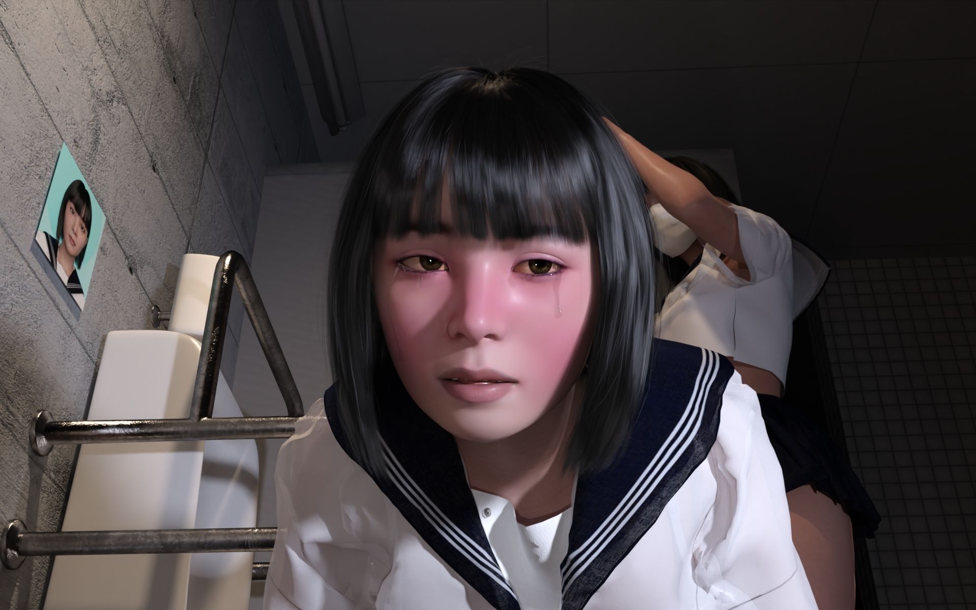 サンプル画像4:壁尻セーラー女子にいたずらしちゃう動画(NeKoLo Studio) [d_217135]