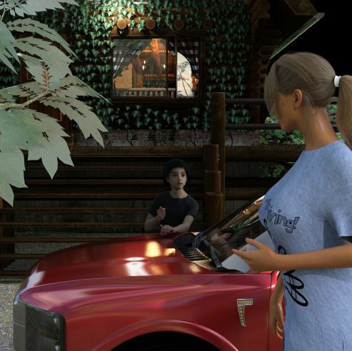 サンプル画像1:優の夏休み(FAT) [d_218151]