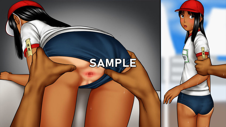 サンプル画像3:お尻と日焼けとスポコスと(sandansu) [d_218309]