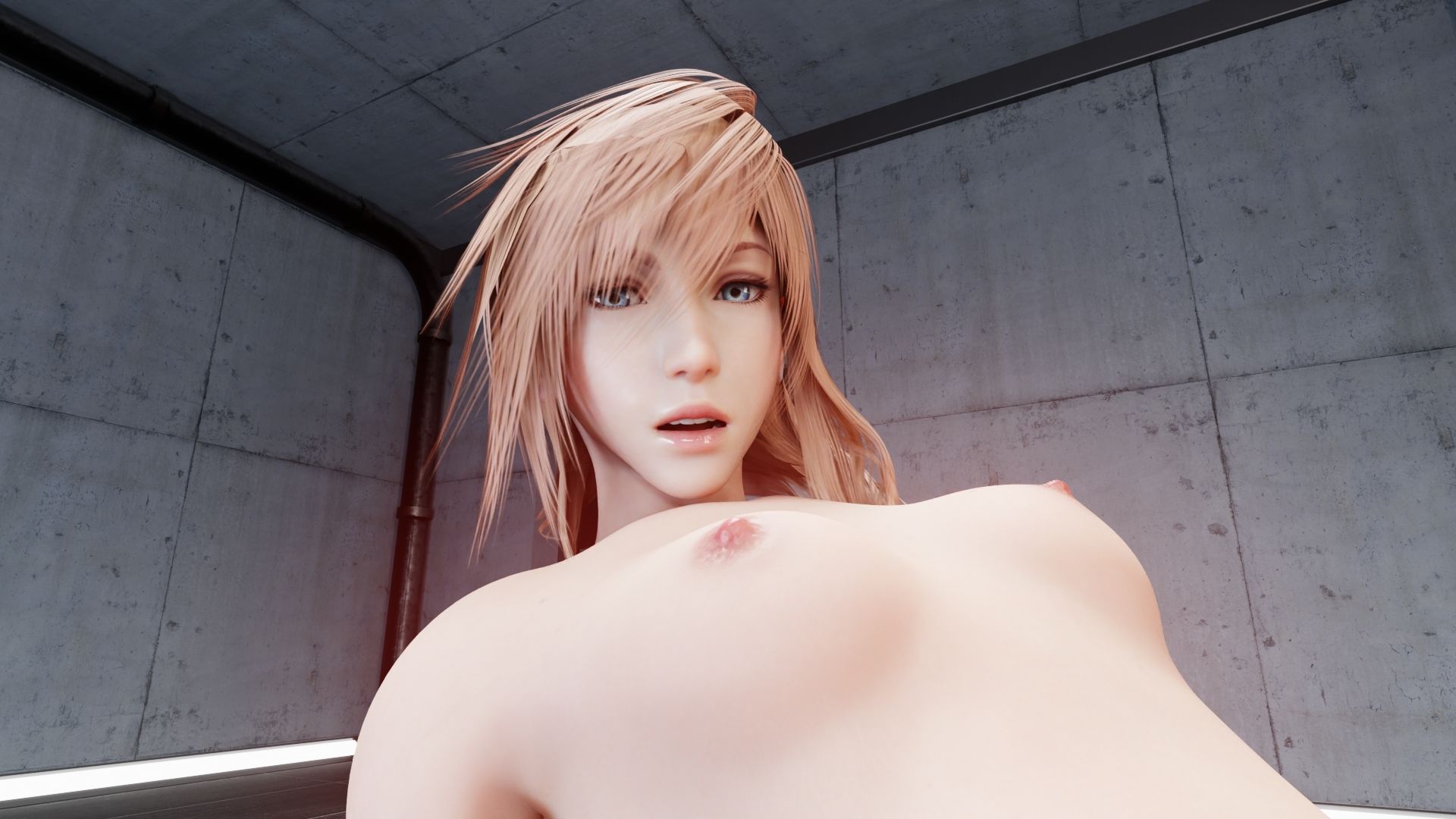 サンプル画像5:ライトニングの秘密の拷問時間VR(HVR) [d_219148]