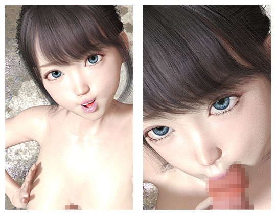 サンプル画像2:美人姉妹が近所のおじさんと野外で性のレッスン(少女展開) [d_219859]