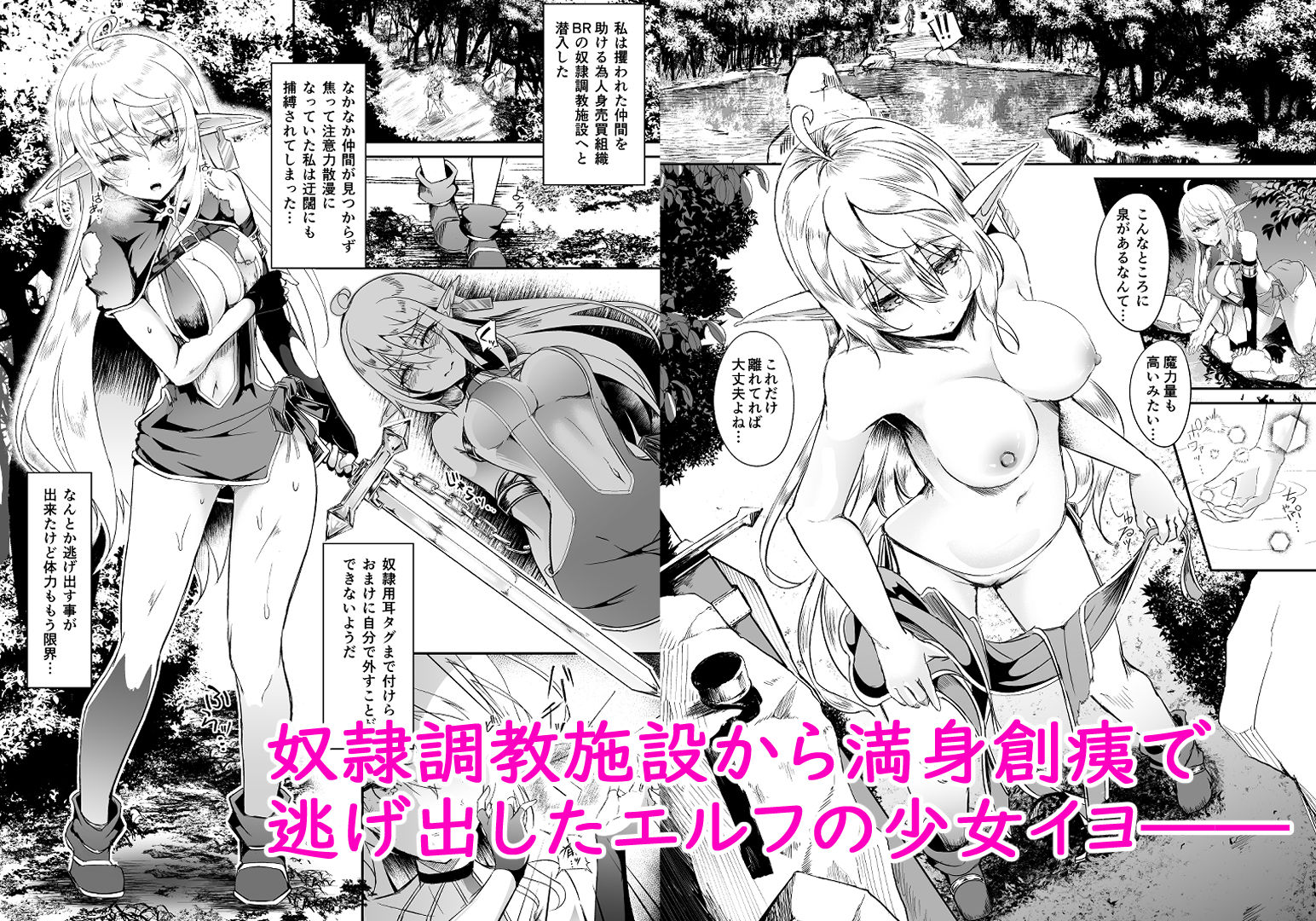 サンプル画像1:逃亡ELF6(白金堂) [d_220016]