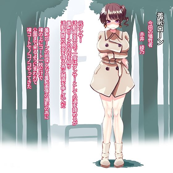 サンプル画像2:羞恥ローン3 野外露出ポールダンス・強●オナニー編(あくた〜) [d_220060]