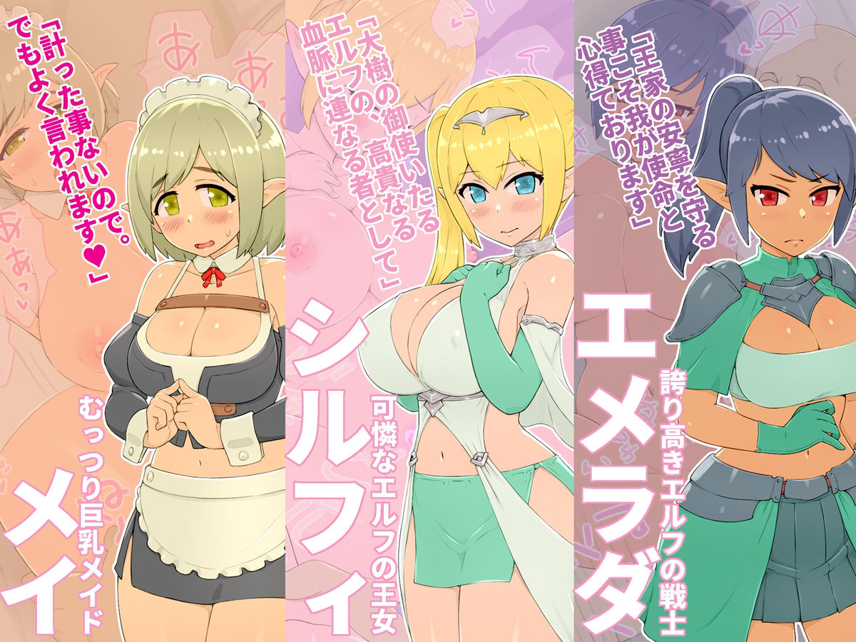 サンプル画像1:寝取られエルフ王国 呪いを解くには人族ち〇ぽが必要です(しゅにく2) [d_220112]