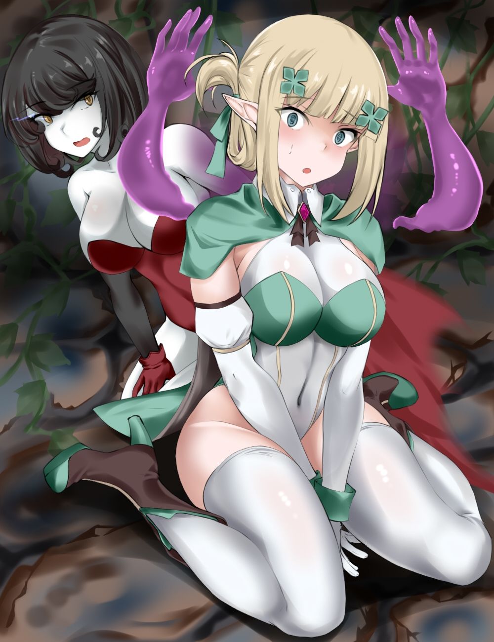 サンプル画像2:エルフ観察(無口な箱庭) [d_220539]