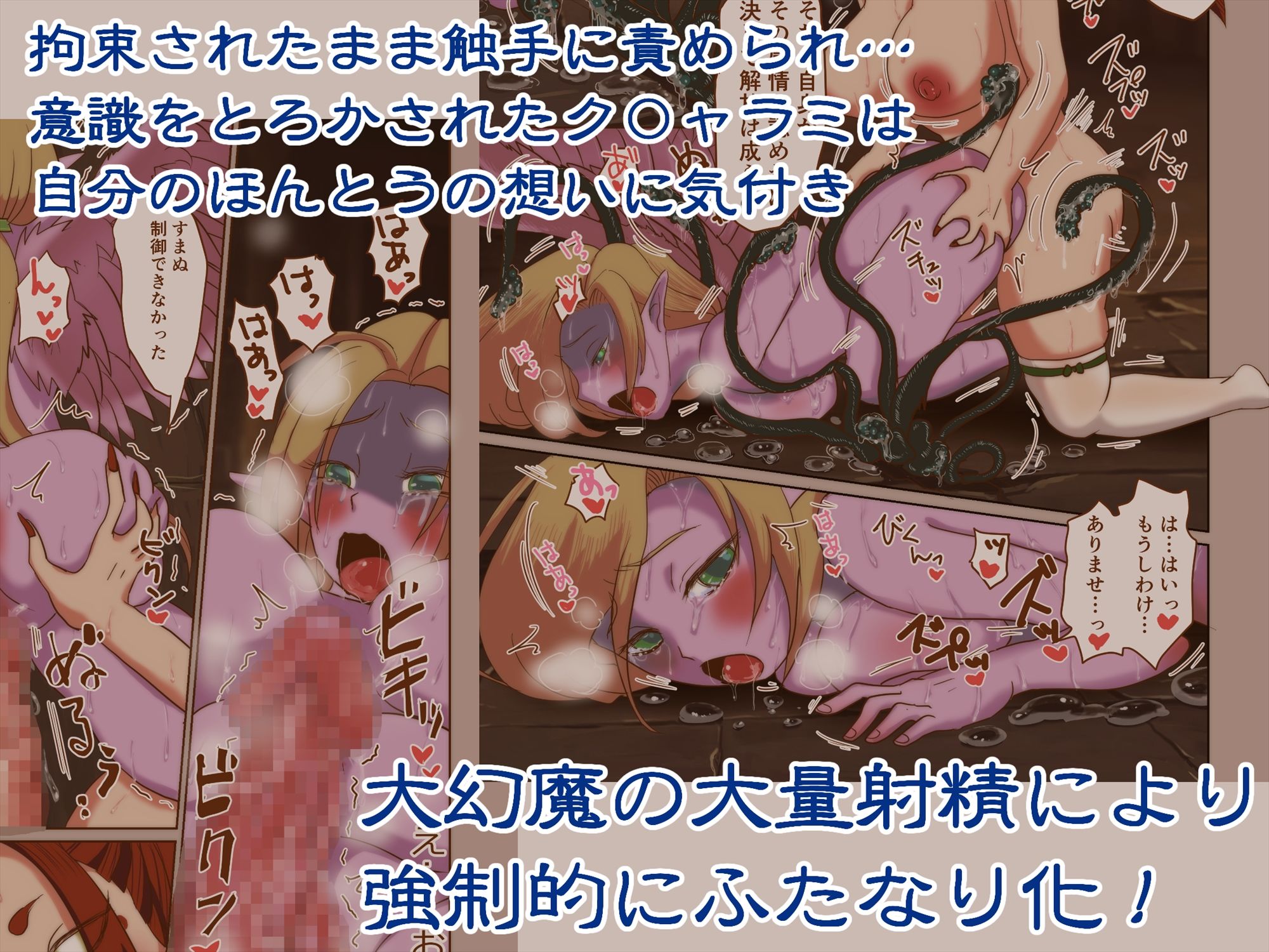 サンプル画像3:某国民的RPGのふたなり大幻魔による霊的解放 奇門遁甲の式・陰(はっくさん) [d_220729]