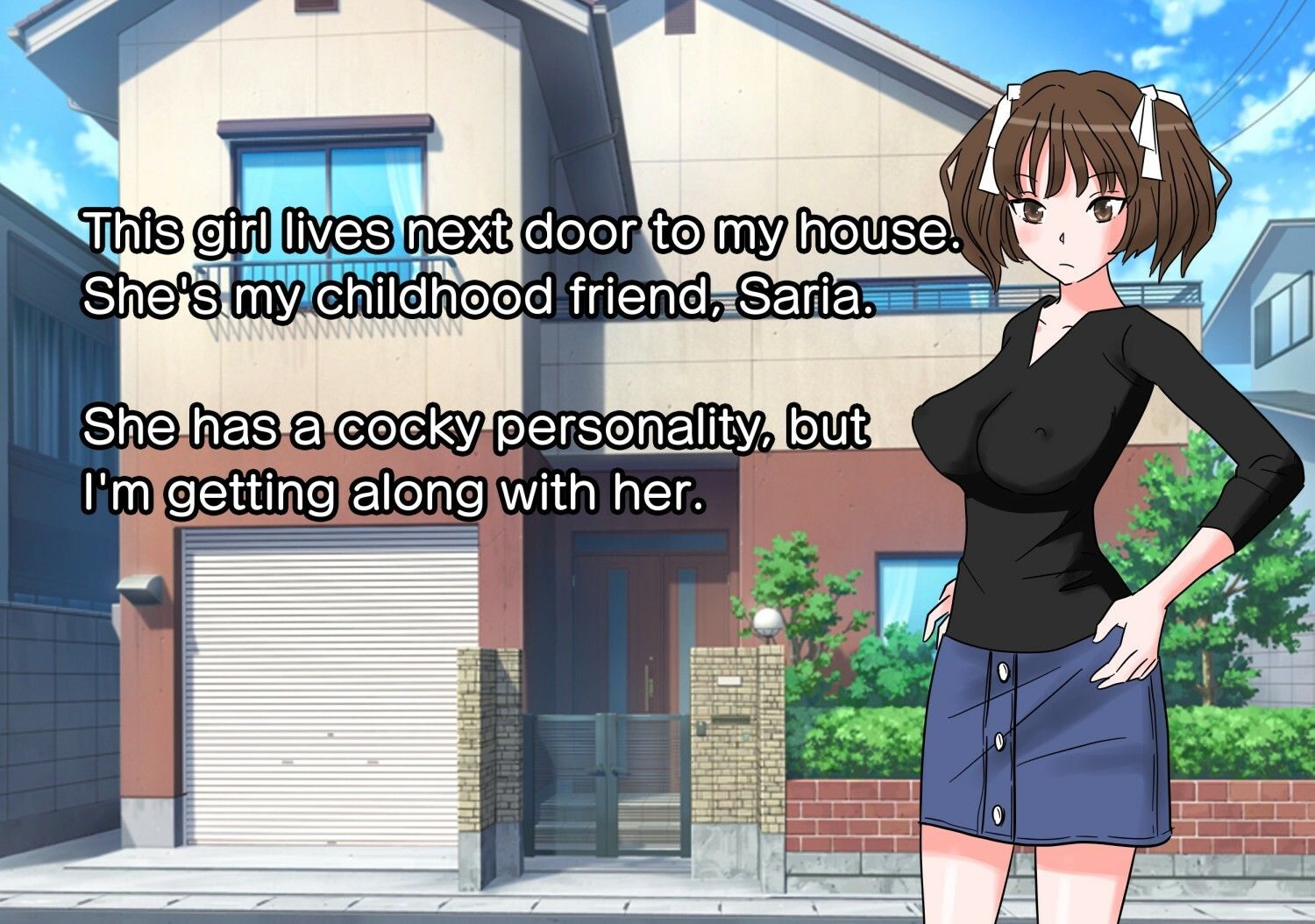 サンプル画像1:About my cocky c●●●dhood friend having sex with me.(たからじま) [d_220764]