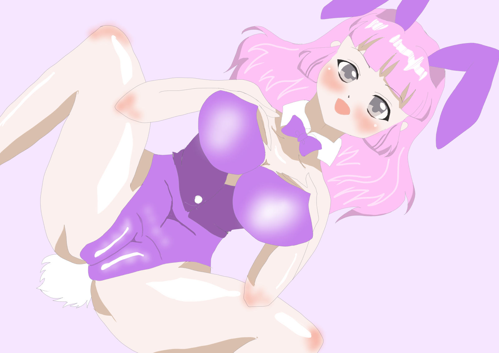 サンプル画像2:アイドル股開きイラスト集。(癒し処ピンク) [d_220964]