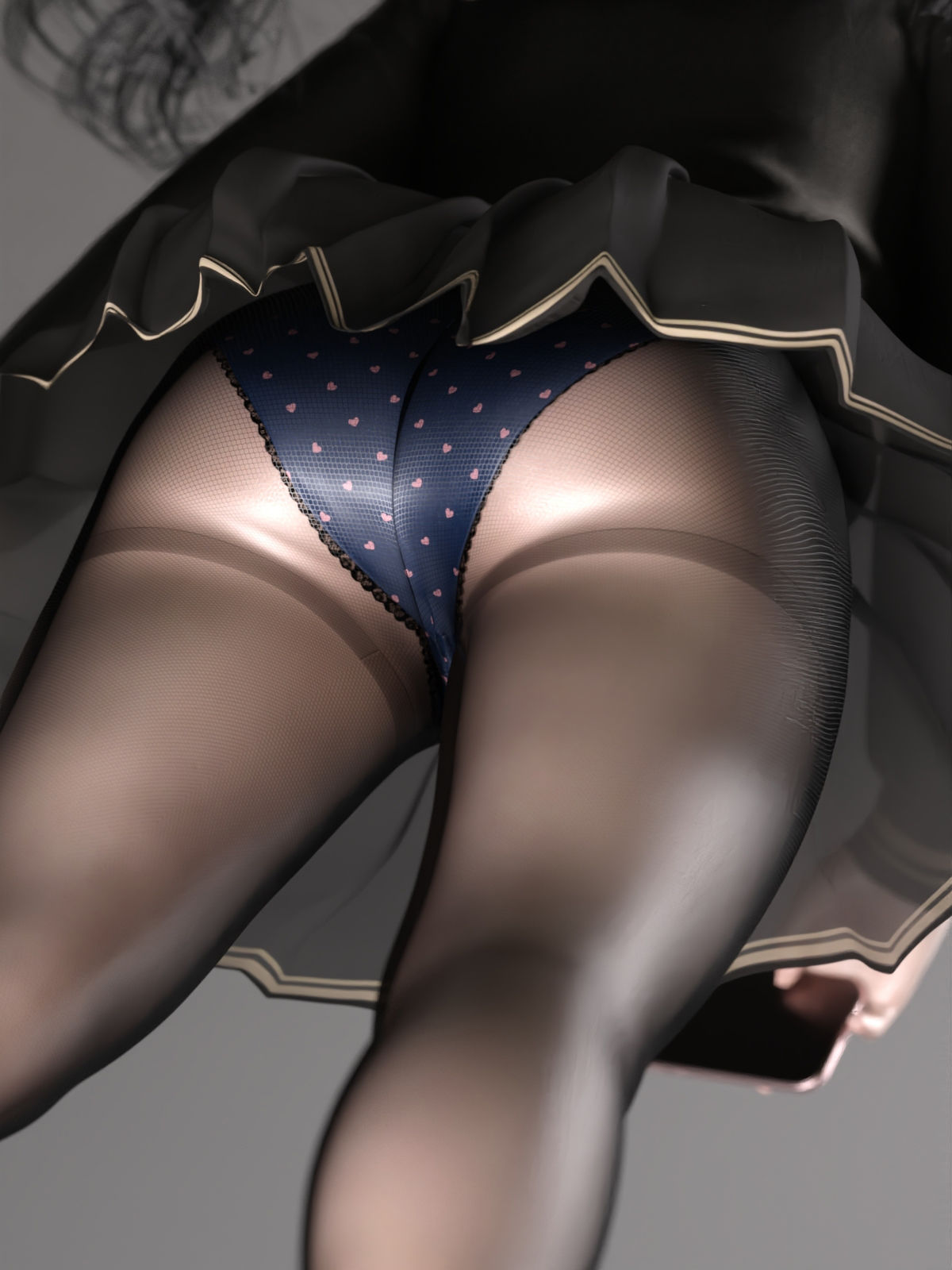 サンプル画像2:タイツ越しのパンツ4(かすみんティー) [d_222190]