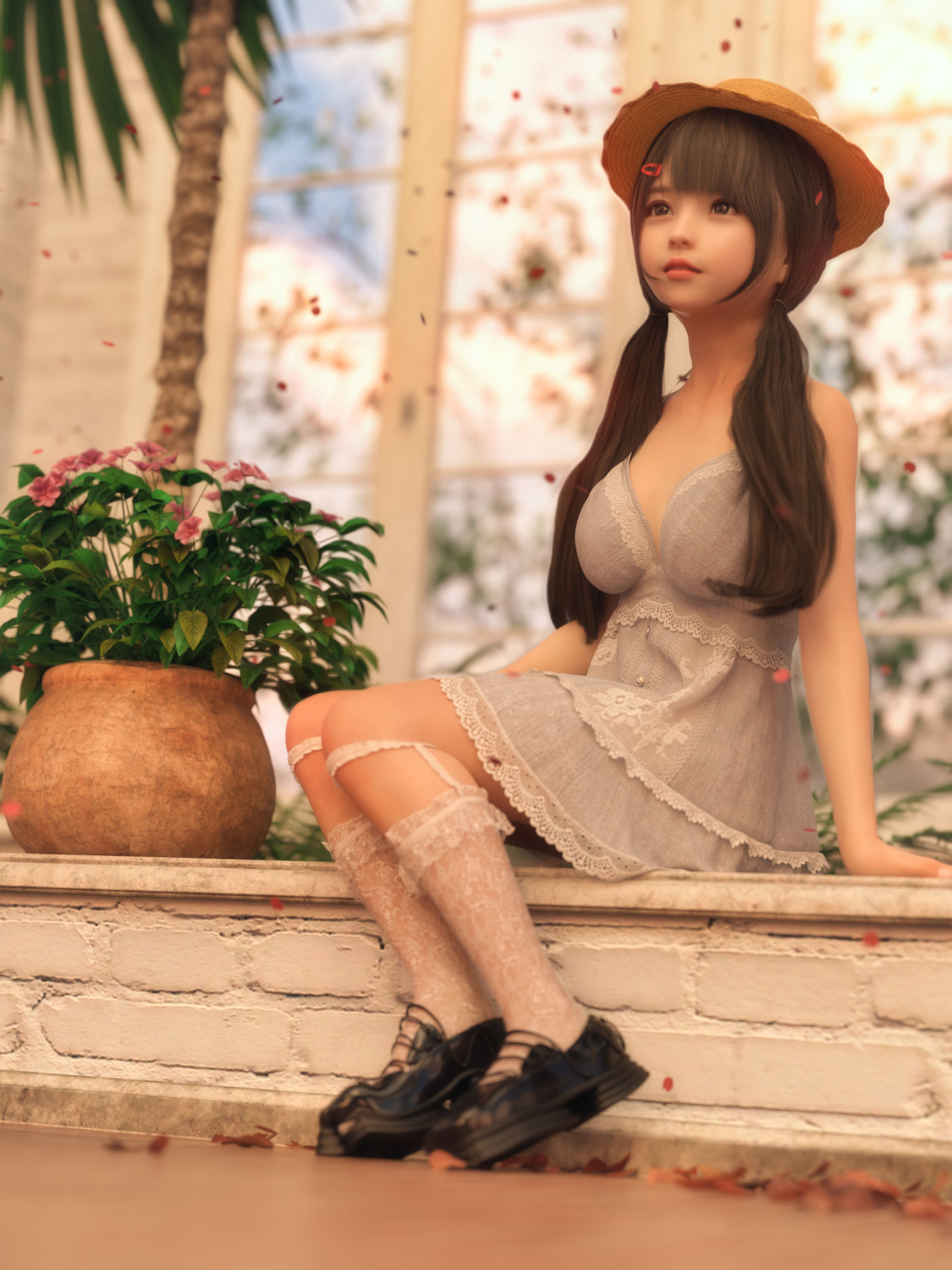 サンプル画像6:ゆりな 〜彼女がスク水でかわいい〜 ［YUMENO KAWAII SELECT vol.4］(SR3DART) [d_222794]