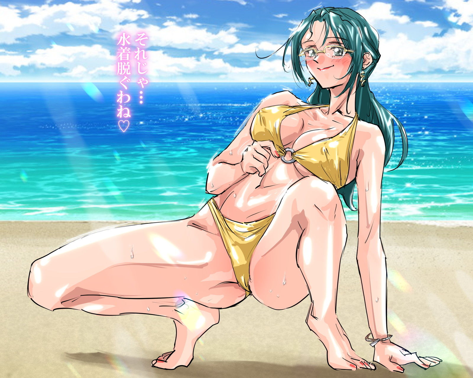 サンプル画像2:芹香先生とビーチSEX(ふんべるばるでぃんぐ) [d_223114]