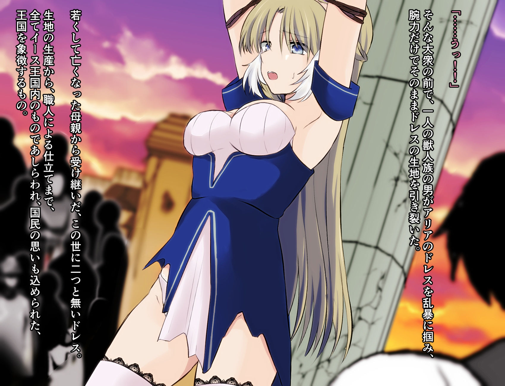 サンプル画像2:敗戦国の姫アリア凌●〜愛する国民の前で見せしめにされて〜(たももん) [d_223258]