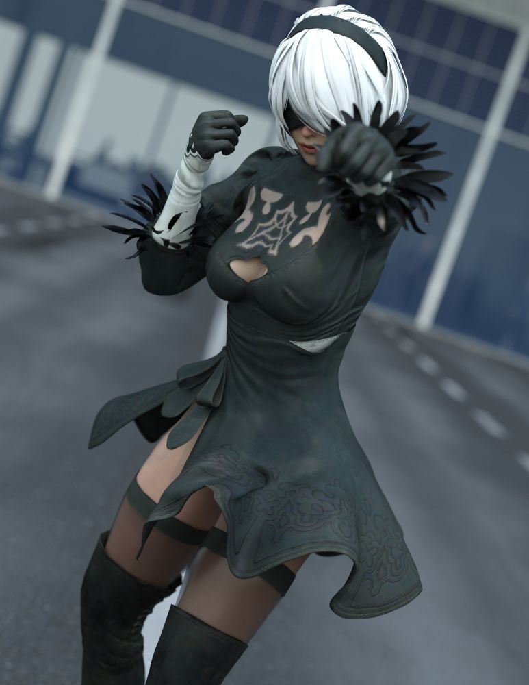 サンプル画像1:nier 2＊ portrait(superheroinexx) [d_223496]