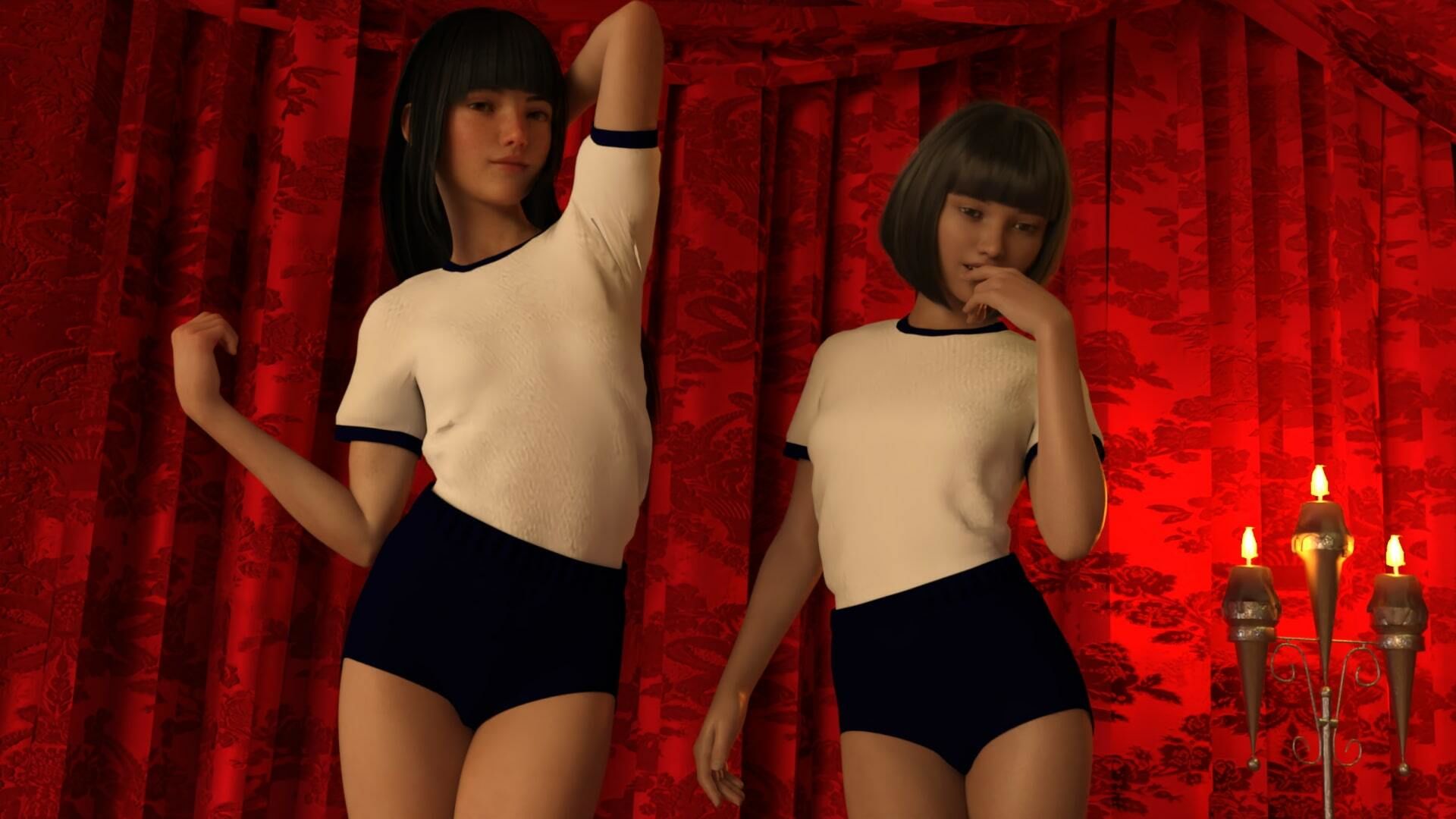 サンプル画像2:赤い部屋のアリスたち(空想淫獄工房) [d_223813]